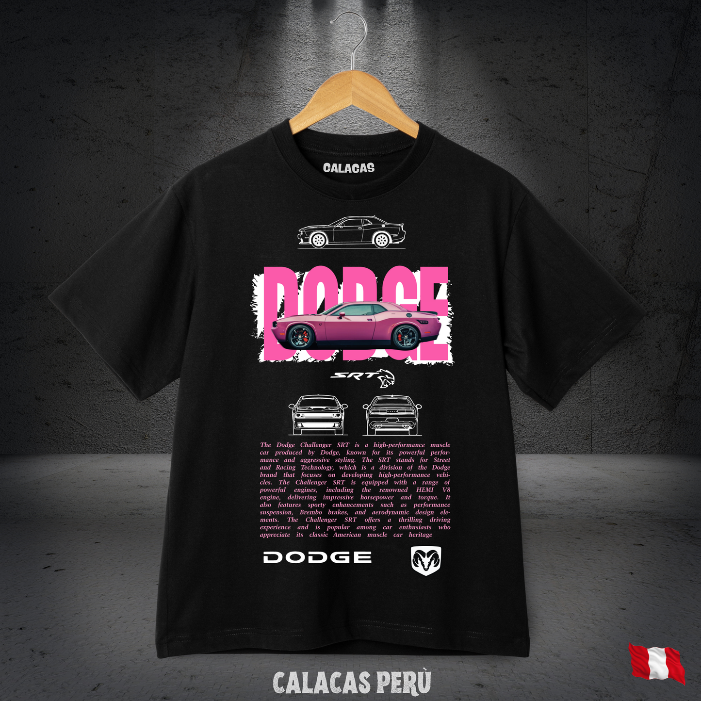 Polo - Dodge Challenger SRT Pink