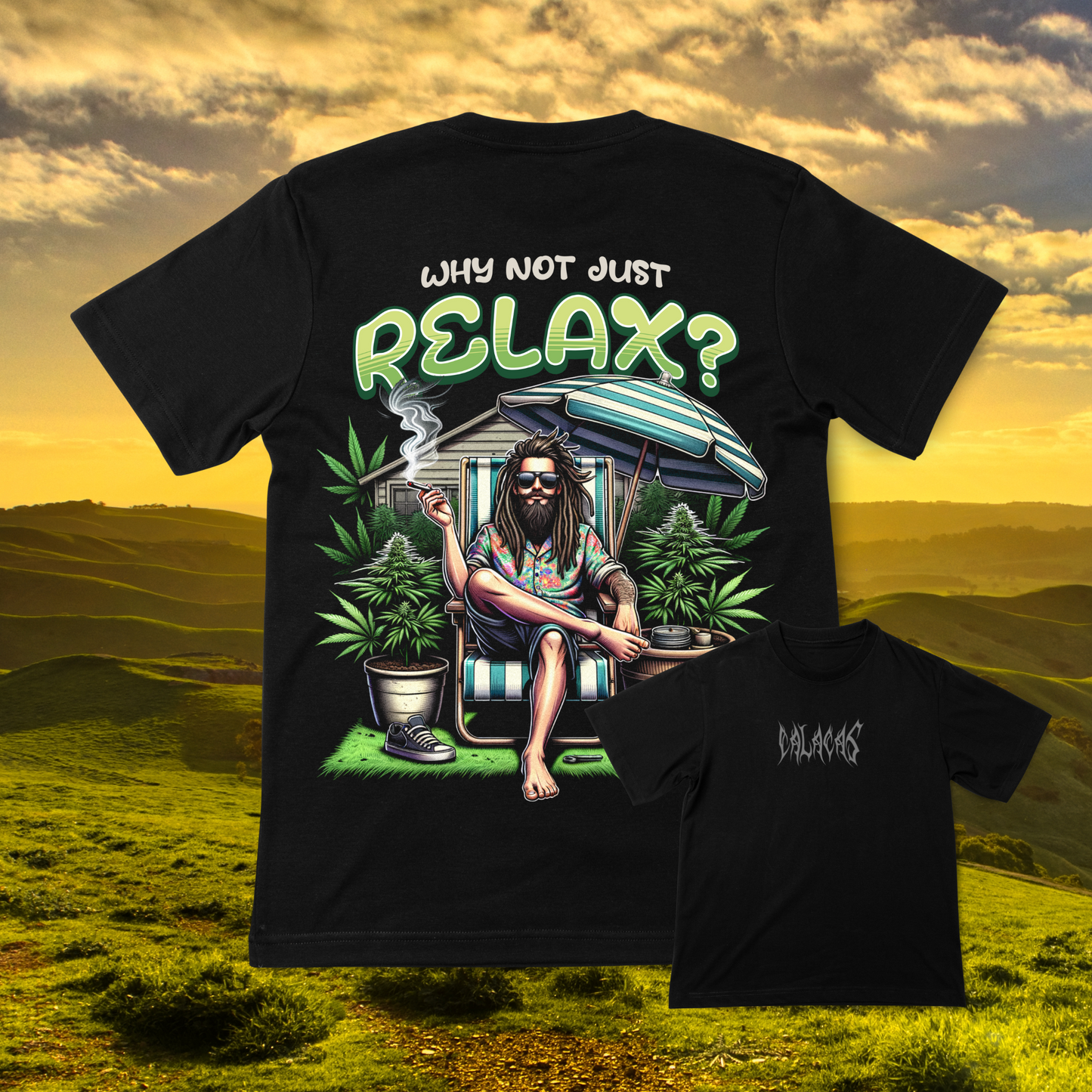 Camiseta - Why Not Just Relax?