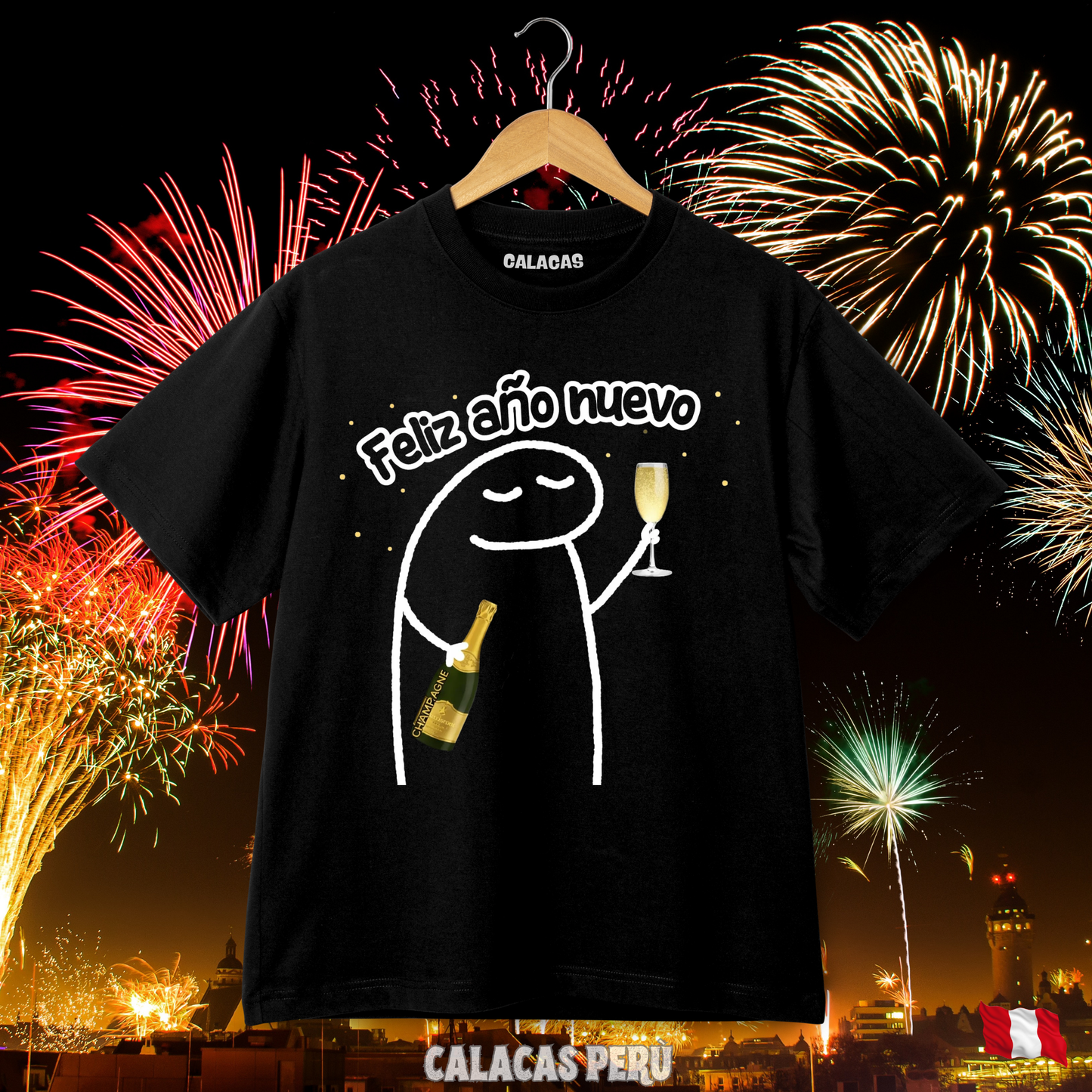 Polo - Feliz año nuevo FLORKS