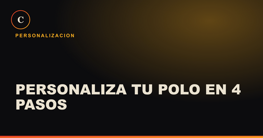 Personaliza tu polo en 4 pasos