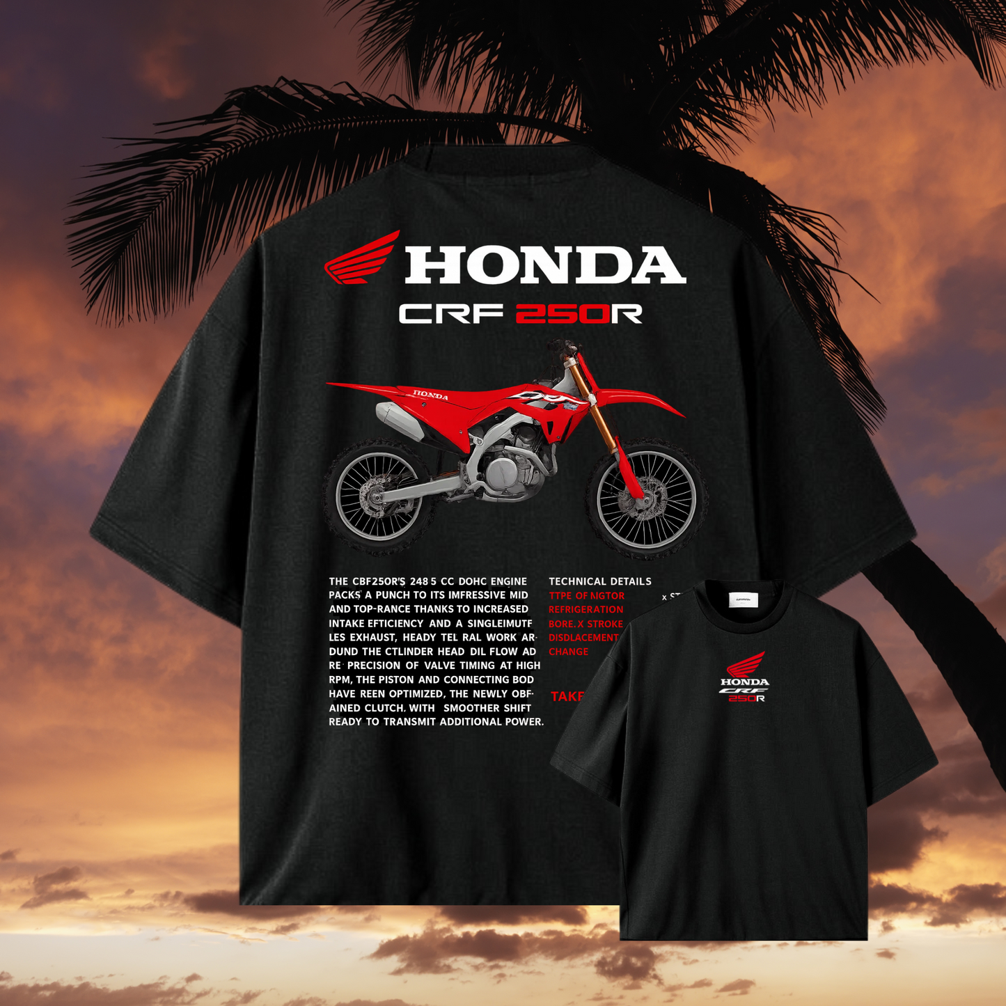 Polo Honda CRF250R – Potencia Off-Road