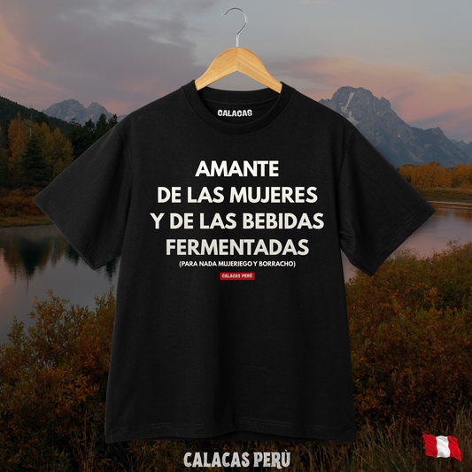 Polo Amante de las mujeres y bebidas fermentadas