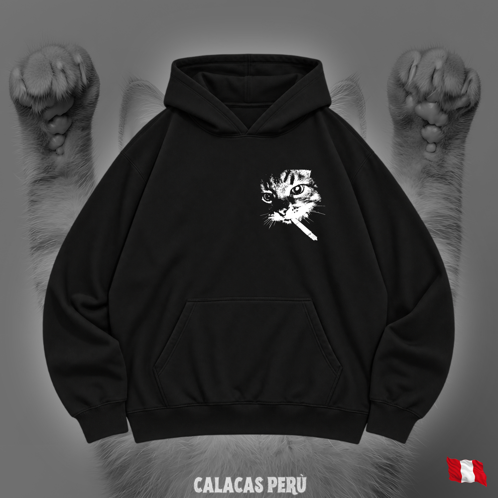 Polera - Gato fumando